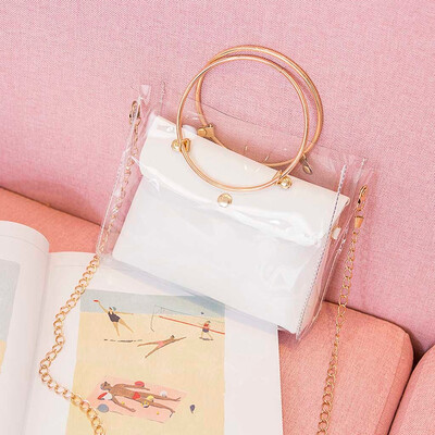 

Tailored Fashion Lady Shoulders Jelly Package Handbag Purse Mobile Phone Messenger Bag