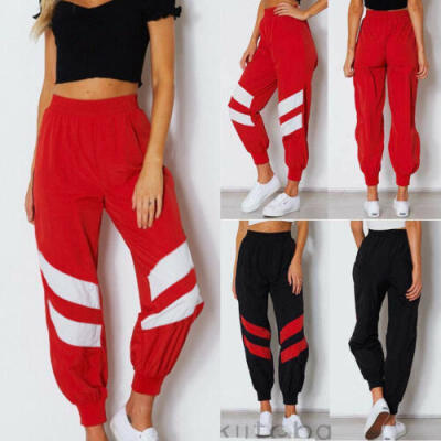 

Womens Casual Sweatpants Jogger Dance Harem Pants Sports Baggy Slacks Trousers