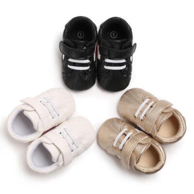 

Love Heart Baby Shoes Boy Girl Toddler Kids Soft Sole PU Leather Crib Shoes 0-18 Months