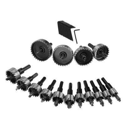 

Greensen 15pcsset 15-53m High Speed Steel Holesaw Cutter Hole Saw with Core Drill Bit