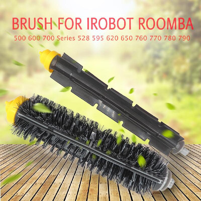 

Bristle&Flexible Beater Brush Replacement for iRobot Roomba 500 600 700 Series 528 595 620 650 760 770 780 790