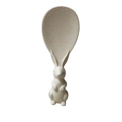 

Special Ladles Kitchen Tool Korean Cute Lovely Fashion Kitchen Supplies Rabbit Shaped Non Stick Rice Paddle Meal Spoon
