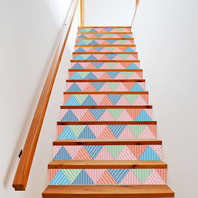 

〖Follure〗DIY Steps Sticker Removable Stair Sticker Home Decor Ceramic Tiles Patterns