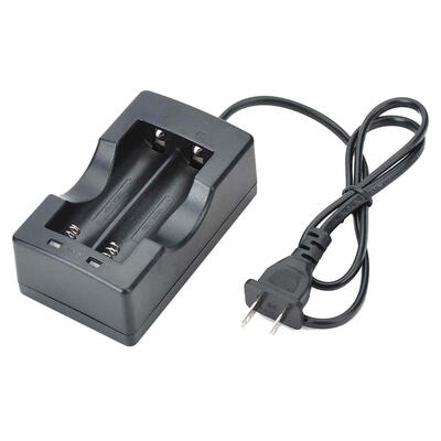 

Dual Battery Charger 18650 Li-ion Battery Dual Slot Plug Charger for Torch