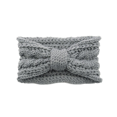 

Women Fashon Wool Woven Twist Knitted Turban Headband Ear Warmer Head Wrap Autumn And Winter Warm Ear Warm Head wear
