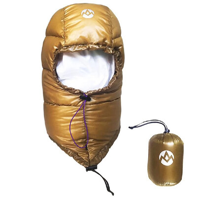 

Winter Down Hat Thermal Ultralight Beanie Portable Balaclava for Outdoor Camping Cycling Mountaineering