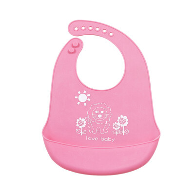 

Newborn Baby Food Grade Silicone Printing Cartoon Waterproof Bib Cartoon Feeding Series