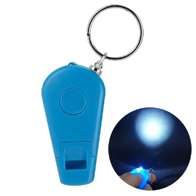 

Mini Portable 3-in-1 LED Light Whistle Keychain Flashlight Whistle Light