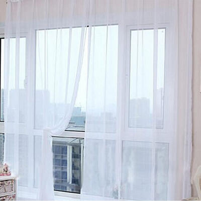 

Solid Mesh Curtain Decorative Mesh Net Curtain For Home Hotel 1 Panel