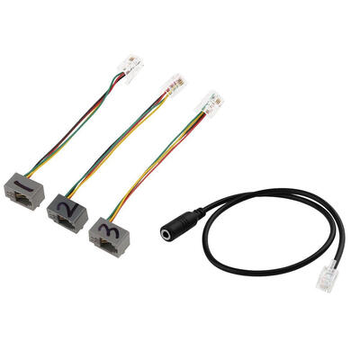 

RJ9 4P4C Male to 35mm Female Headset Audio Converter Adapter Cable Wire