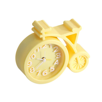 

Fashion Bicycle Shape Cartoon Student Children Bedside Clock Mini Mute Alarm Clocks Desk Table Home Decor Kid Gifts