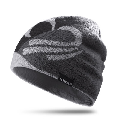 

Unisex Casual Knit Winter Warm Hat Ski Knitted Skull Cap Climbing Running Cap
