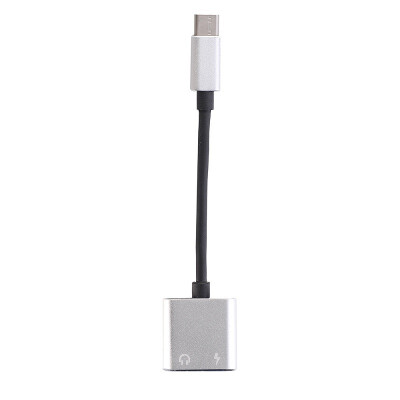 

USB Type- C to 35 mm&Charger 2 in 1 Headphone Audio Jack Cable Adapter