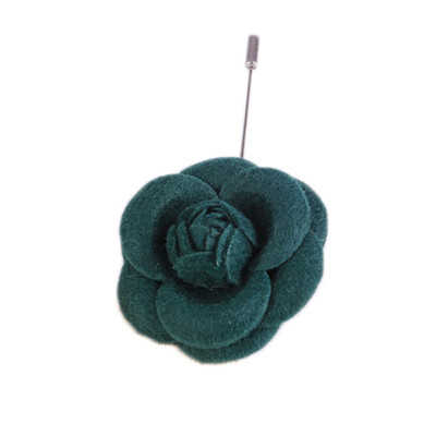 

Womens Formal Wear Dress Jewelry Handmade Cloth Brooch Rose Collar Flowers