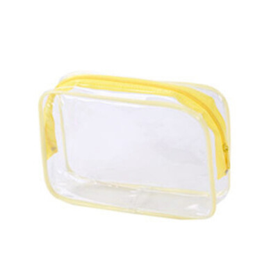 

M\L Fashion Transparent Clear Makeup Cosmetic Bag Transparent Waterproof Wash Bag Portable Pvc Travel Bag Bathroom Shower Bag