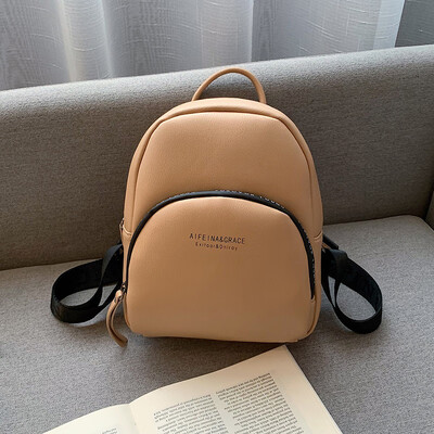 

2019 new double shoulder bag multi-function single shoulder bag oblique span backpack Korean version fashion simple lady bag
