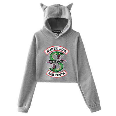 

European&American Trend Girls Plus Velvet Loose Sweater Sweatshirt