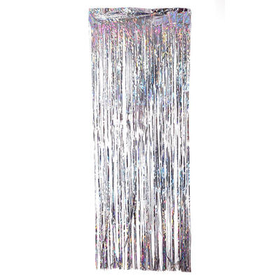 

2M Metallic Foil Fringe Curtain Wedding Backdrop Birthday Party Decor