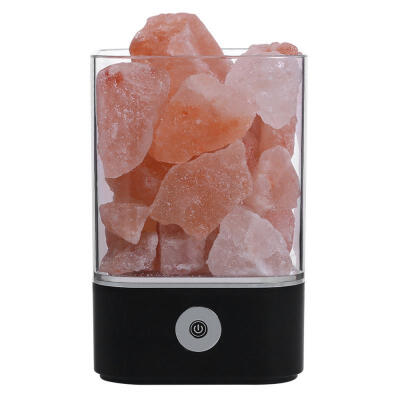 

M4 Portable Himalayan Crystal Salt Lamp Natural Anion Salt Light Creative Health Gift Bedside Bedroom Light