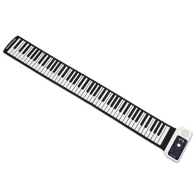 

61 Keys Speaker Hand Roll Up Piano Portable Foldable Electronic Soft Keyboard Kid Music Toy