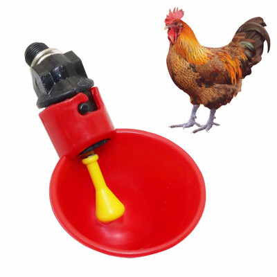 

〖Follure〗Chicken Drinker Cups Automatic Float Poultry Waterer Drink Cup Coop System