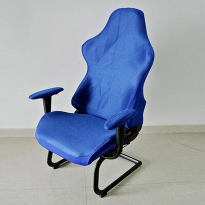 

1 Pc Office Computer Home Chair Cover High Back Elastic Armchair Seat Cover Soft