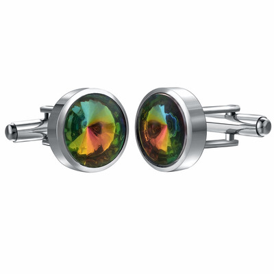 

Yoursfs Round Mens Cufflinks&Studs Set for Tuxedo Dress Shirt - Wedding Business Party Accessories