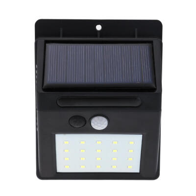 

20 LED Motion Detection Solar Power Corridor Yard Garden Wall Mount Light