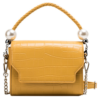

Shangxingang wind bag female 2019 new wave Korean version of the fashion contrast color multi-layer small square bag wild shoulder Messenger bag