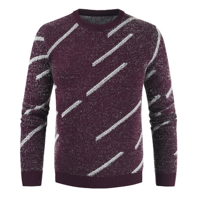 

Toponeto Mens Autumn Winter Casual Long Sleeve Pullover Knitted Sweater Top