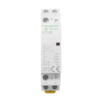 

Home AC Connector Electric 220V 5060Hz Poles Coil AC Modular Contactor High Sensitivity Strong Conductivity ICT