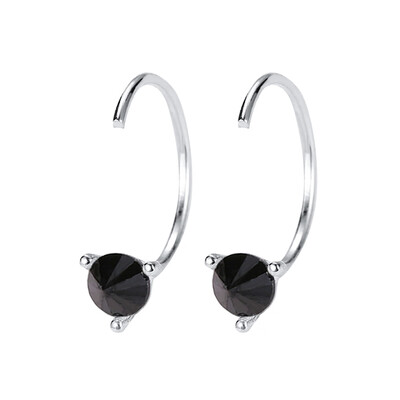 

Woman Fashion Zircon Steel Barbell Cartilage Helix Lip Earring Stud