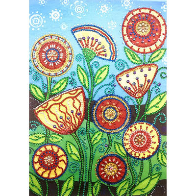 

5D DIY Special Shaped Diamond Painting Flower Cross Stitch Mosaic Craft Kit