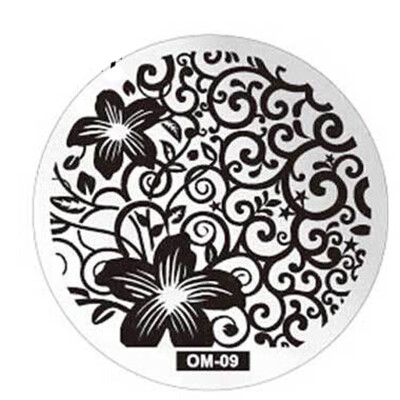 

Toponeto Pattern DIY Nail Art Image Stamp Stamping Plates Manicure Template OM9