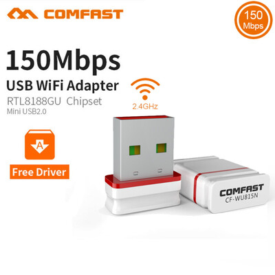 

〖Follure〗Comfast 150Mbps Mini USB WiFi Network WLAN Wireless Adapter 80211ngb WU815N