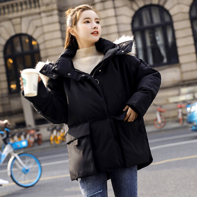 

Toponeto Fashion Women Winter Warm Cotton Hooded Winter Jacket Long-Sleeved Coat