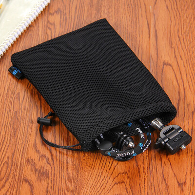

〖Follure〗Nylon Mesh Storage Bag with Stay Cord for GoPro HERO5 5 Session 4 3 3 2 1