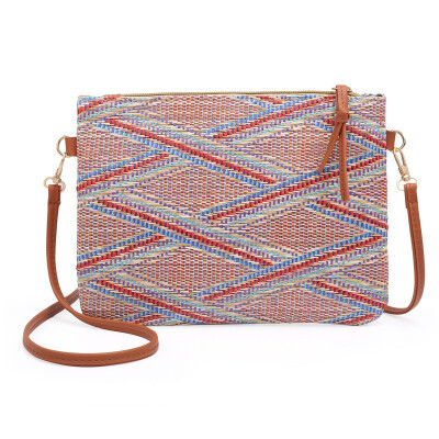 

Bags for Women 2019 PVC Girls Ladies Shoulder Bag Geometric Pattern Southeast Asian Style Handbag Crossbody bolsa feminina New