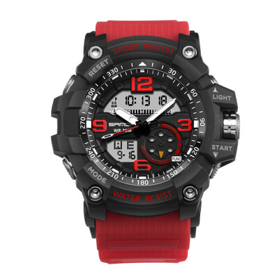 

Men Watch Waterproof Military Digital Analog Quartz Sport for SANDA