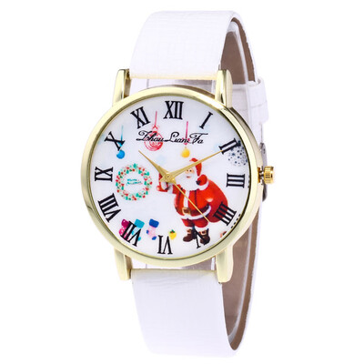

Christmas Gift New watch women Faux lady watch womens Casual Leather quartz watch Analog wristwatch Gifts relogio feminino &Ff