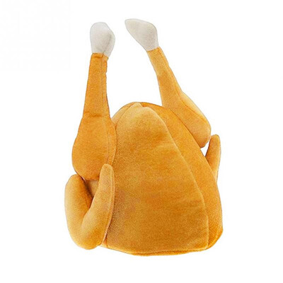 

Plush Hat Novelty Christmas Turkey for Adults Women Men Thanksgiving