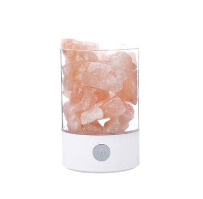 

Gobestart Himalayan Natural USB Plug Crystal Rock Night Light Salt Lamp Ionic Air Purifier