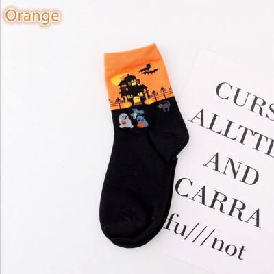

Fashion Cute Lovely Halloween Cartoon Women Socks Soft Cotton Warm Socks Hosiery