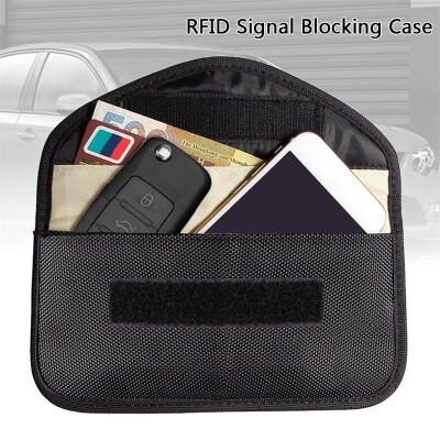 

Car Key Keyless Entry Fob Signal Guard Blocker Black Faraday Bag - LARGE Version