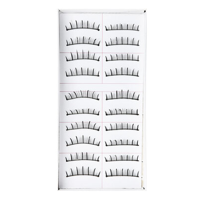 

10 Pairs Long False Eyelashes Makeup Natural Fake Black Eye Lashes