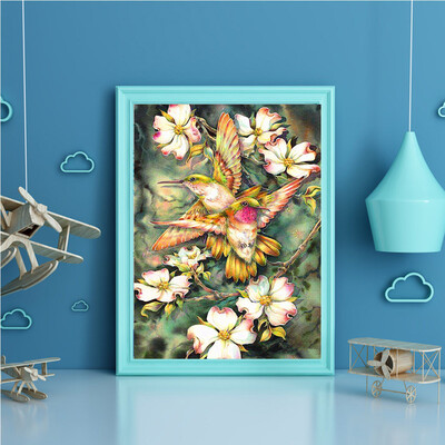 

Toponeto Embroidery Paintings Rhinestone Pasted DIY Diamond Painting Cross Stitch 5D