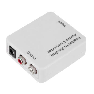 

Optical Coaxial Toslink Digital To Analog Audio Converter Adapter RC LR