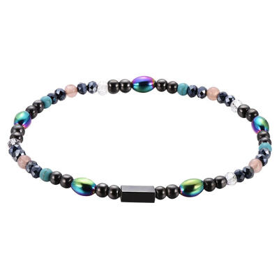 

Hematite Anklet Magnetic Healthcare Stimulating Acupoints Beaded Bracelets