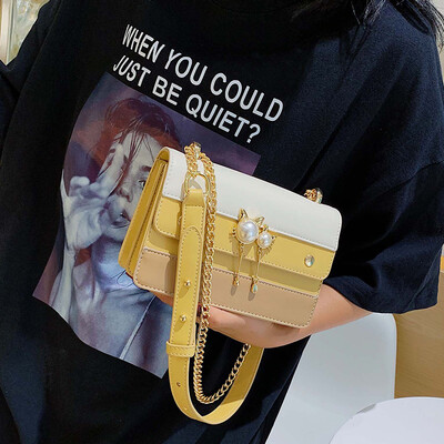 

Female bag 2019 new wild gas chain bag senior sense summer small fresh ins Messenger bag net red packet