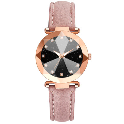 

Diamond dial dial prismatic ladies watch fashion trend watch